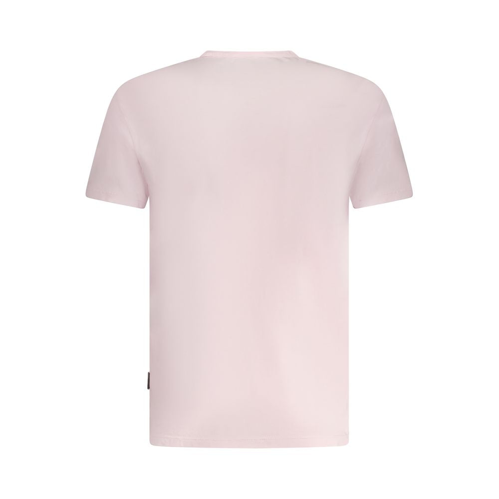 Napapijri Rosa Baumwolle Männer T-Shirt