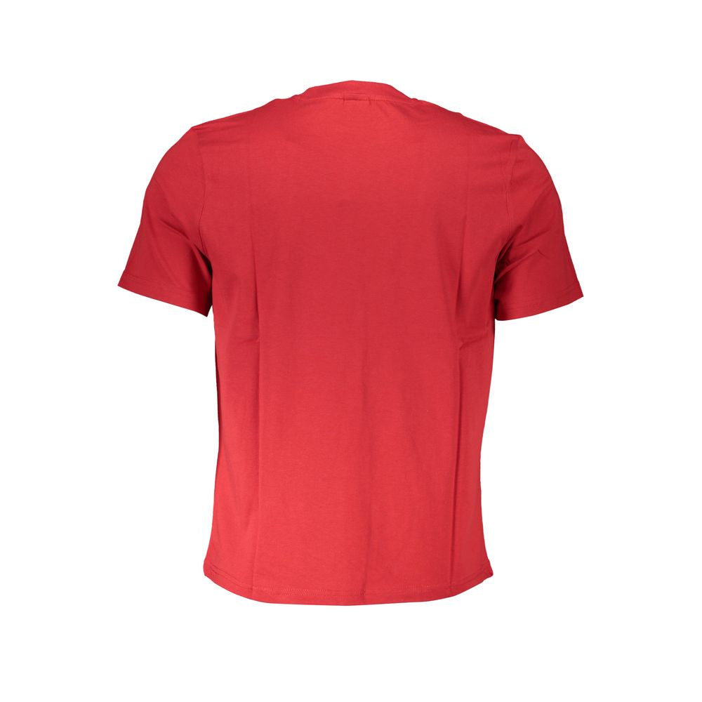 North Sails T-Shirt aus roter Baumwolle