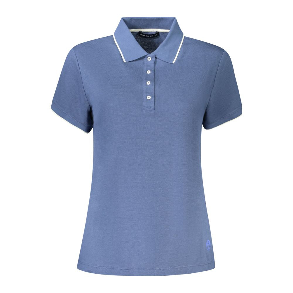 North Sails Blaues Baumwoll-Poloshirt für Frauen