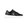 Calvin Klein Nero Leather Women Sneaker