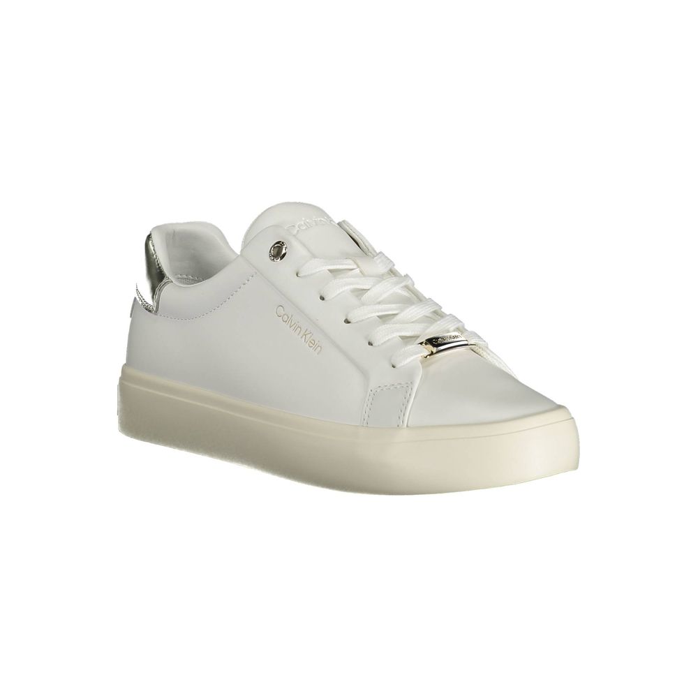 Calvin Klein Weißes Leder Damen Sneaker