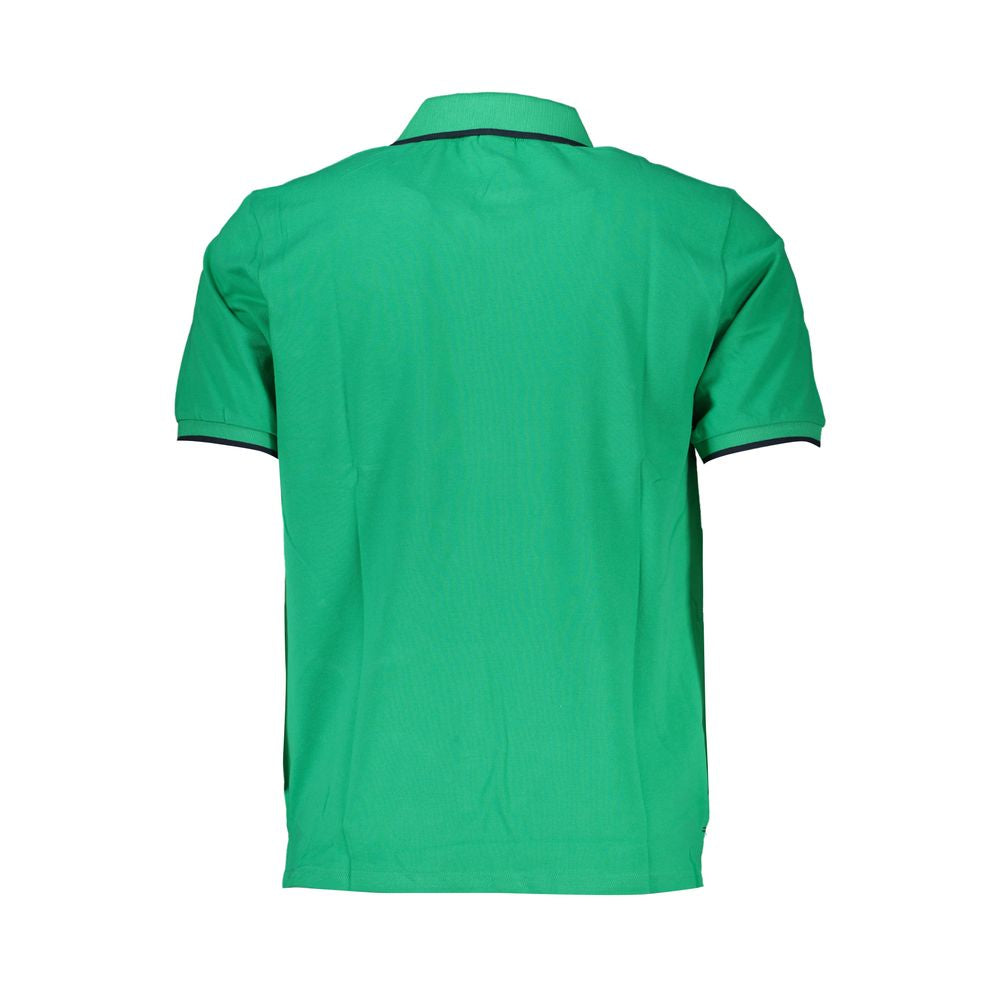 North Sails Grünes Baumwoll-Poloshirt