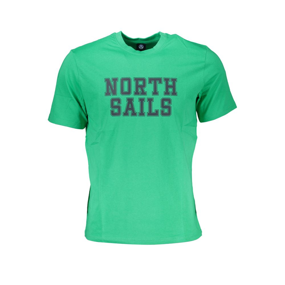 North Sails T-Shirt aus grüner Baumwolle