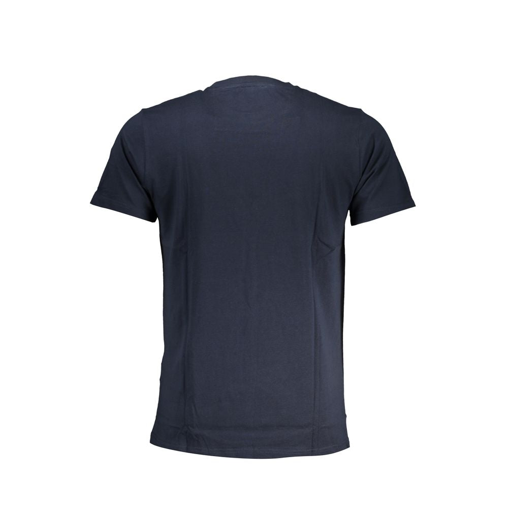 Cavalli Class T-Shirt aus blauer Baumwolle