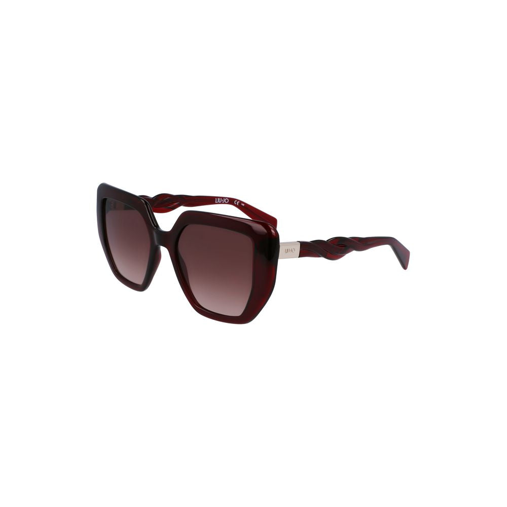 Liu Jo Rote Sonnenbrille mit Bio-Injektion für Frauen