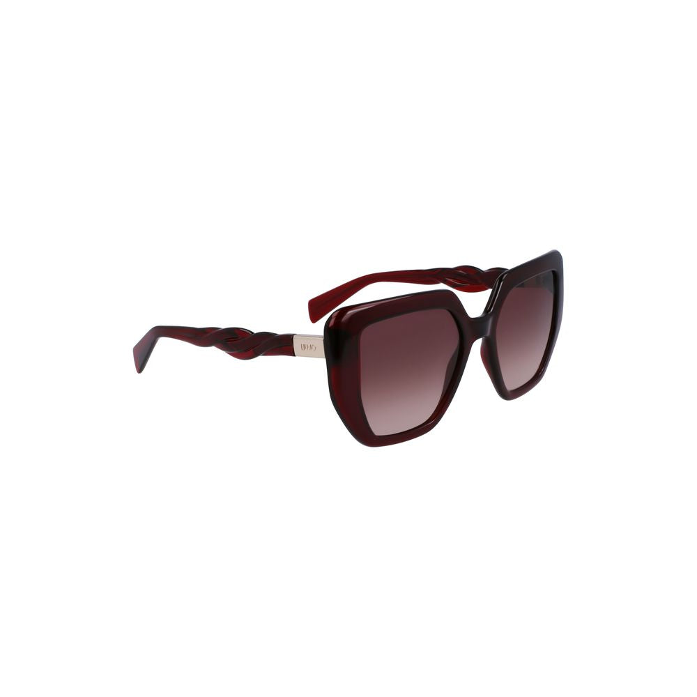 Liu Jo Rote Sonnenbrille mit Bio-Injektion für Frauen