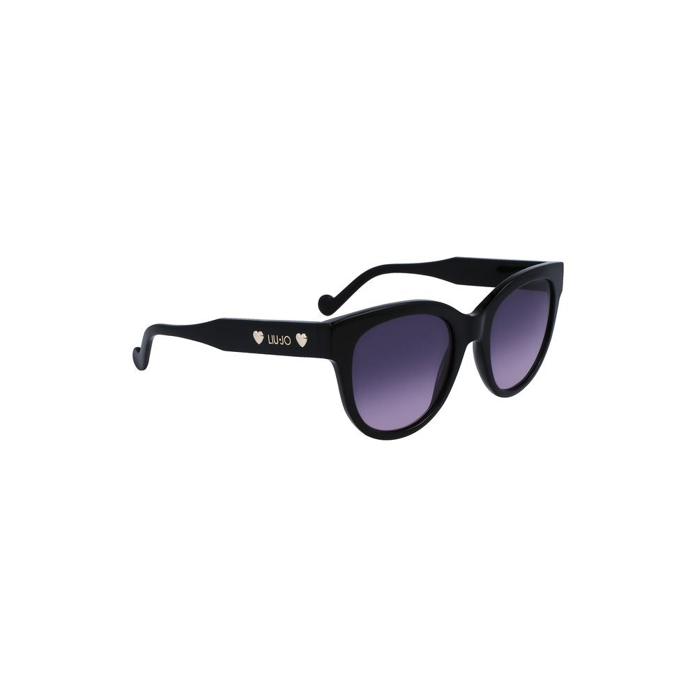 Liu Jo Schwarze Acetat-Sonnenbrille für Frauen
