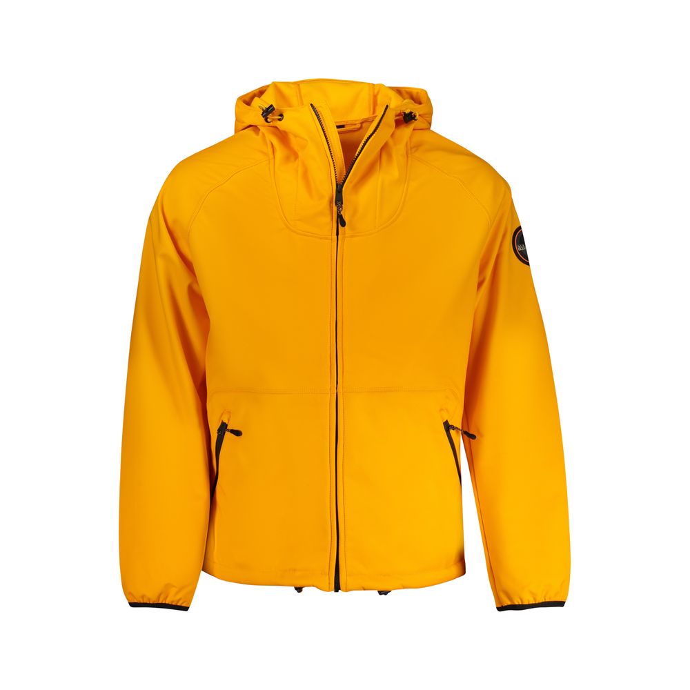Napapijri Orange Recyceltes Polyester Herren Jacke