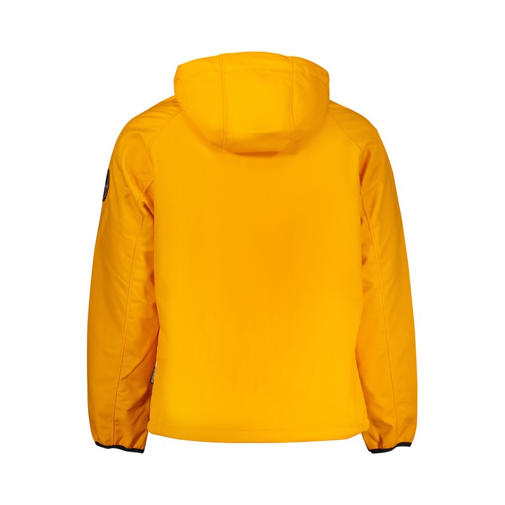 Napapijri Orange Recyceltes Polyester Herren Jacke