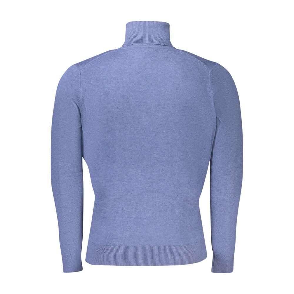 Norway 1963 Blauer Pullover aus Wolle für Männer