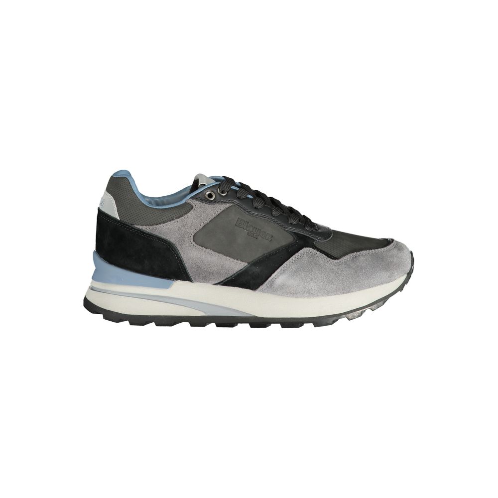 Blauer Graue Polyethylen Herren Sneaker