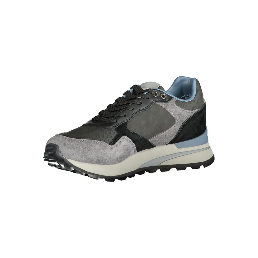 Blauer Graue Polyethylen Herren Sneaker