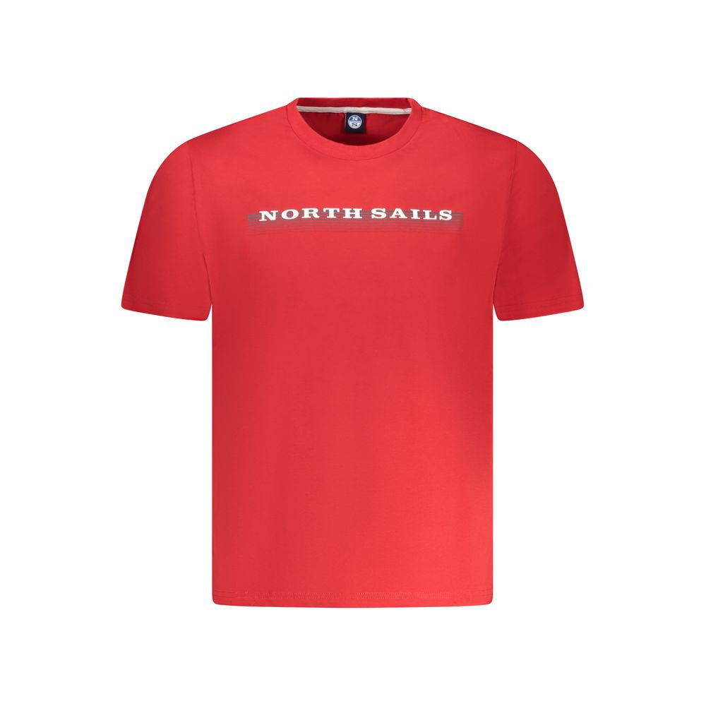 North Sails "Rotes Baumwoll-T-Shirt für Männer"