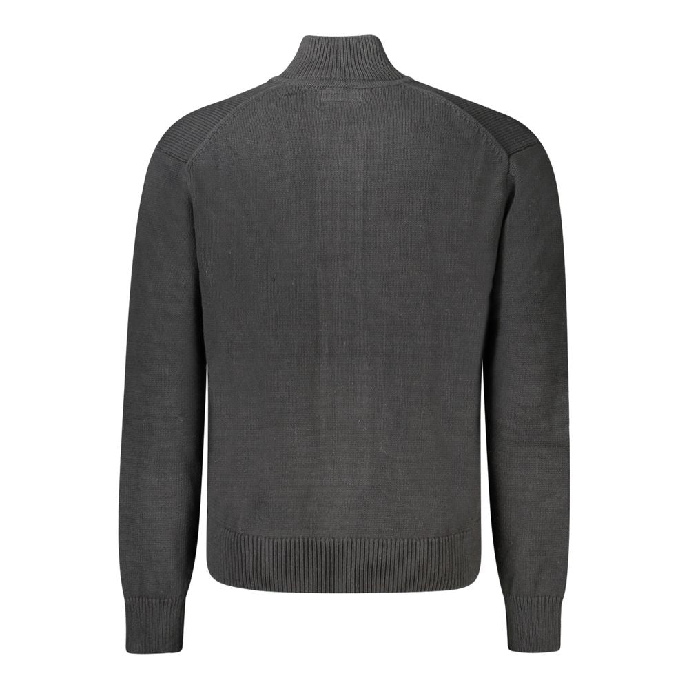 Guess Jeans Schwarzer Baumwollpullover für Männer