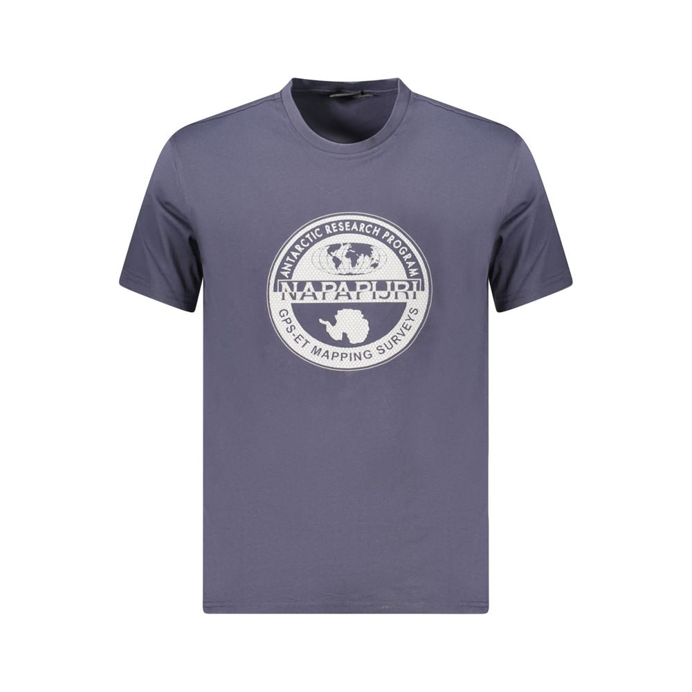 Napapijri Blau Baumwolle Männer T-Shirt