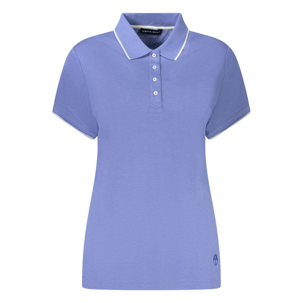 North Sails Blaues Baumwoll-Poloshirt für Frauen