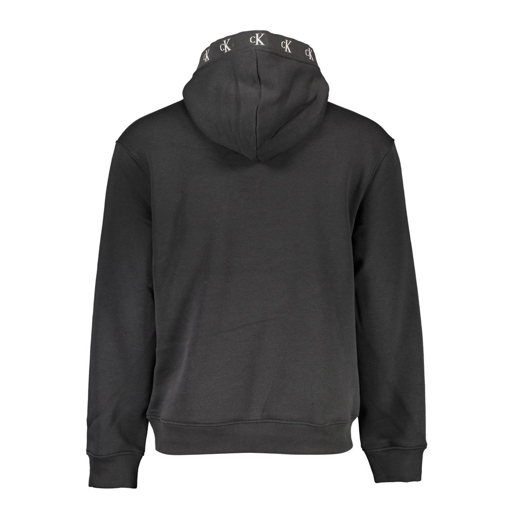 Calvin Klein Schwarzer Baumwollpullover für Männer