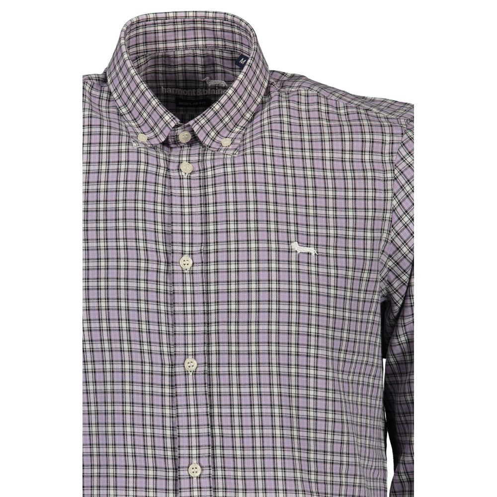 Harmont & Blaine Lila Baumwolle Männer Shirt