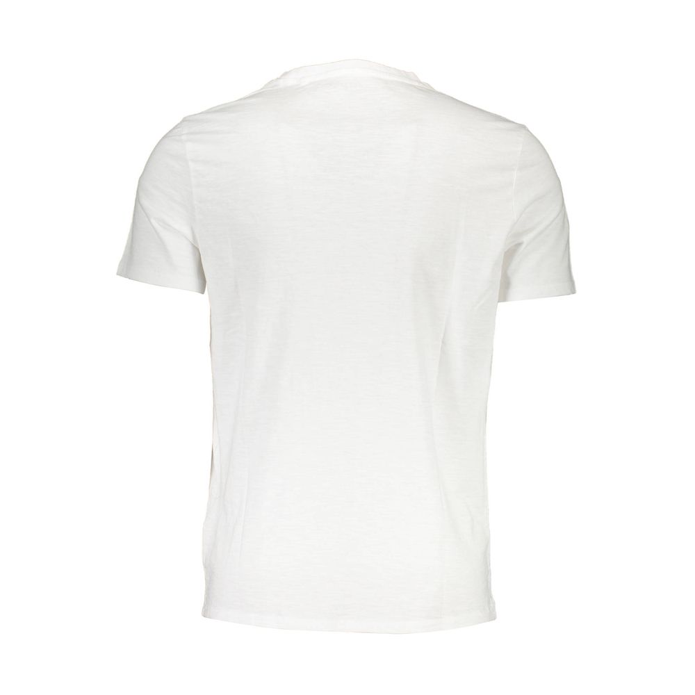 Guess Jeans Weißes Baumwolle Männer T-Shirt