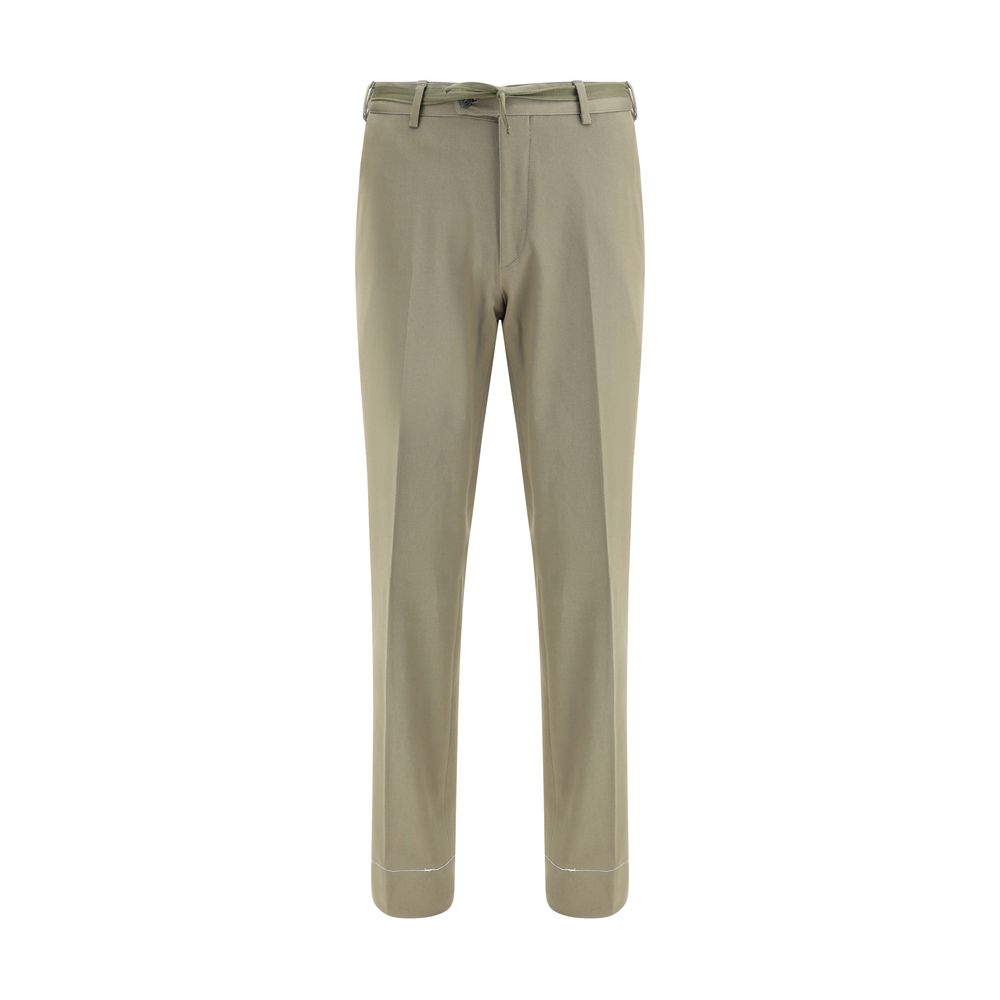 Brioni Baumwoll-Chino-Hose in Grün