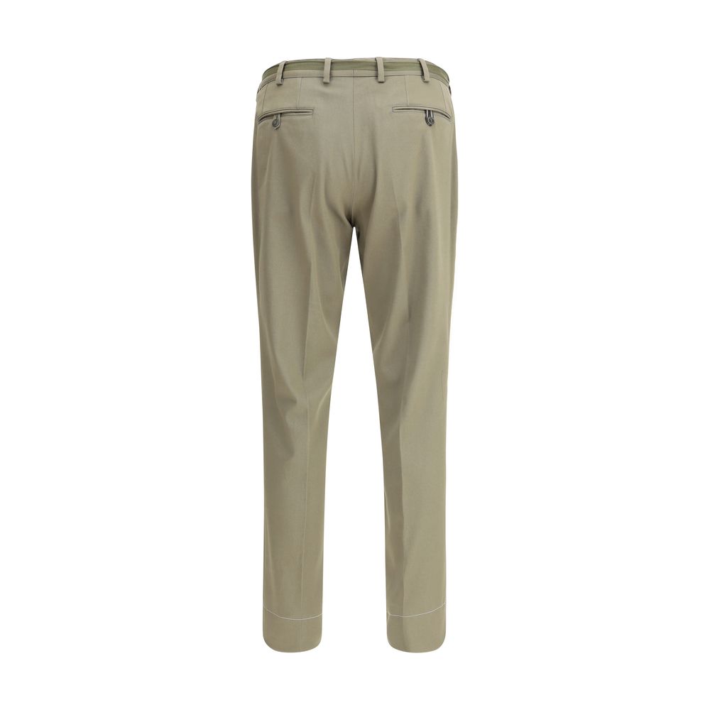 Brioni Baumwoll-Chino-Hose in Grün