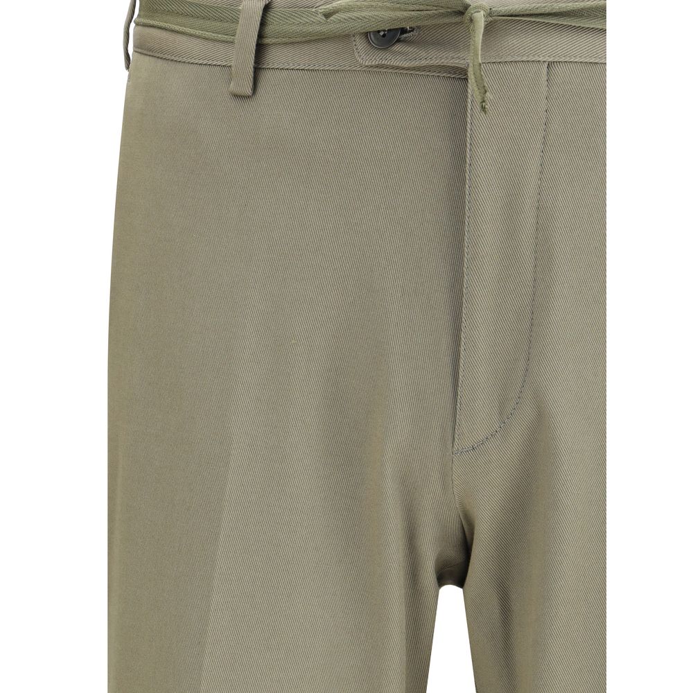 Brioni Baumwoll-Chino-Hose in Grün
