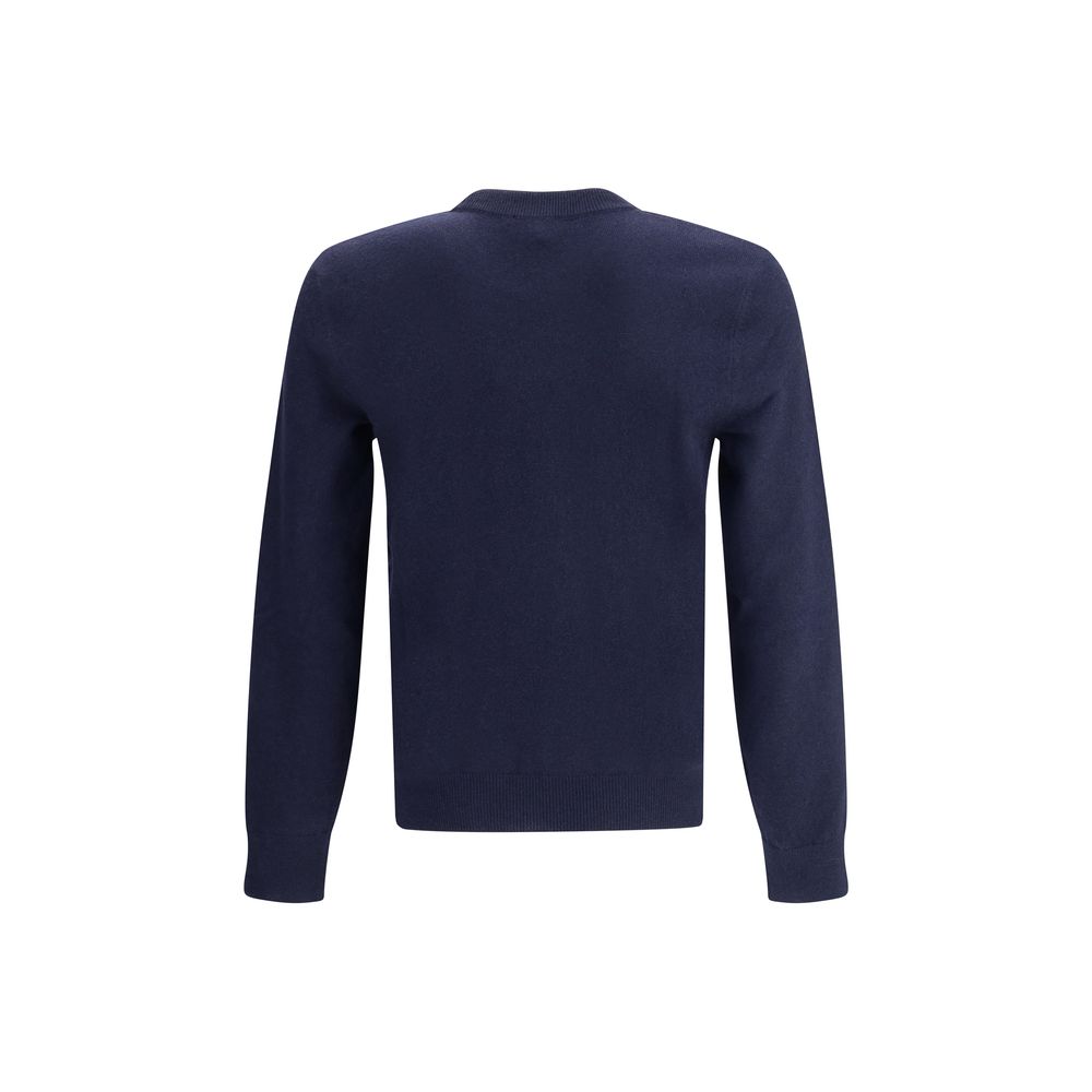 Brioni Blauer Kaschmir-Pullover aus reinem Kaschmir