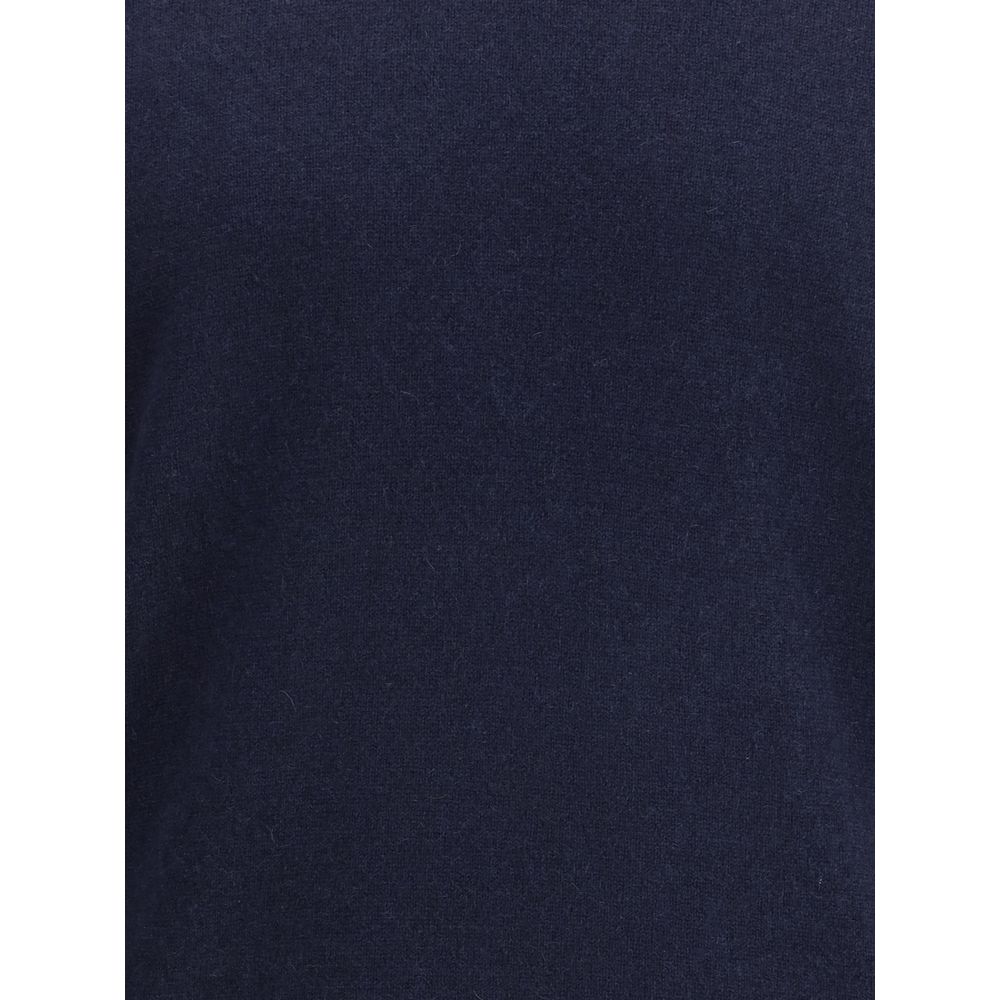 Brioni Blauer Kaschmir-Pullover aus reinem Kaschmir