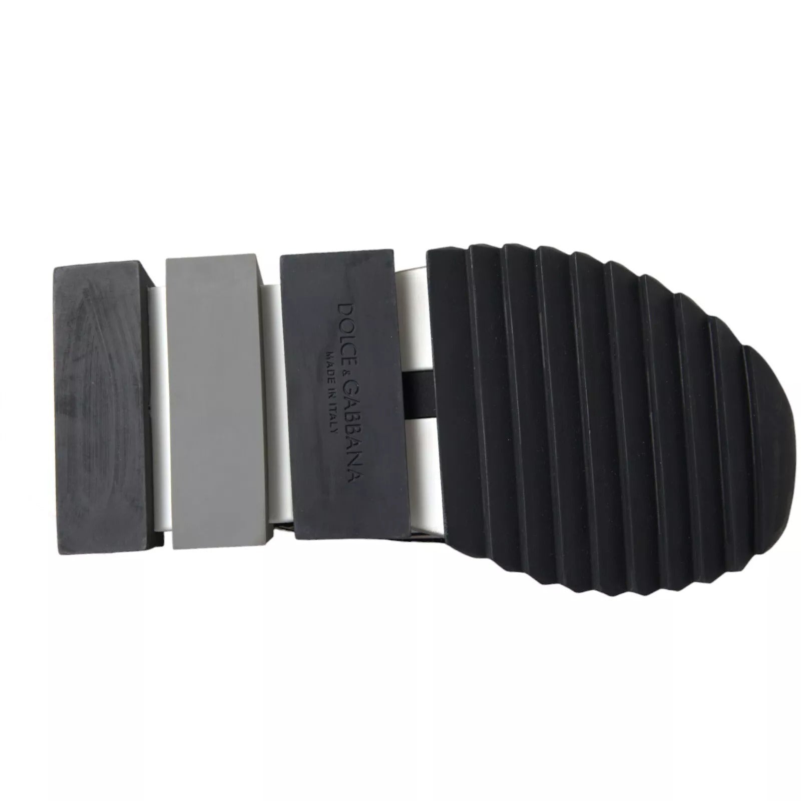 Dolce & Gabbana Schwarz Weiß Slip On Sorrento Sneakers Schuhe