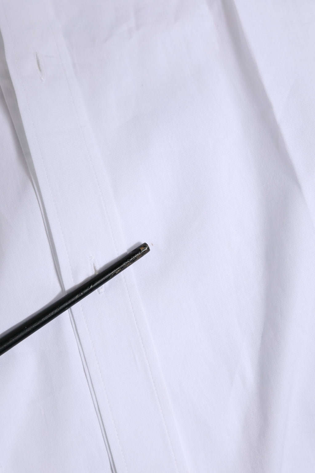 Dolce & Gabbana Weißes langärmeliges Kleid GOLD Formelles Hemd