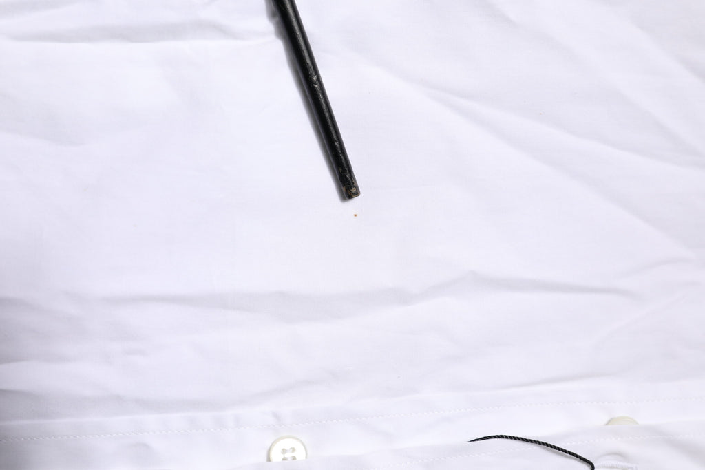 Dolce & Gabbana Weißes langärmeliges Hemd aus Baumwolle GOLD Formal