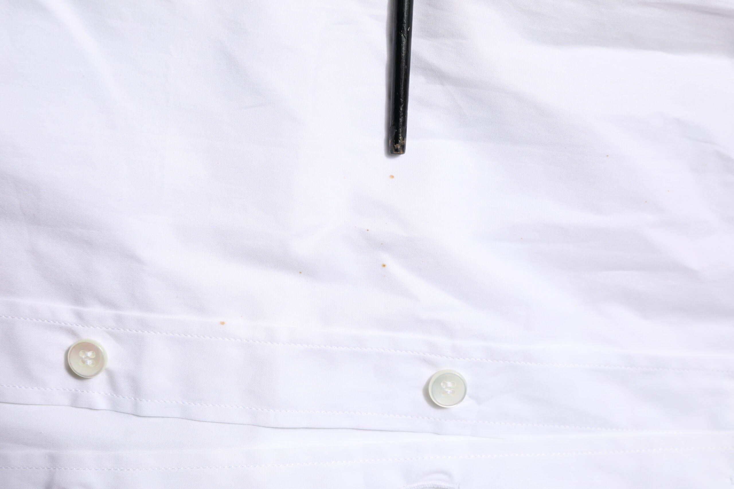 Dolce & Gabbana Weißes langärmeliges Hemd aus Baumwolle GOLD Formal