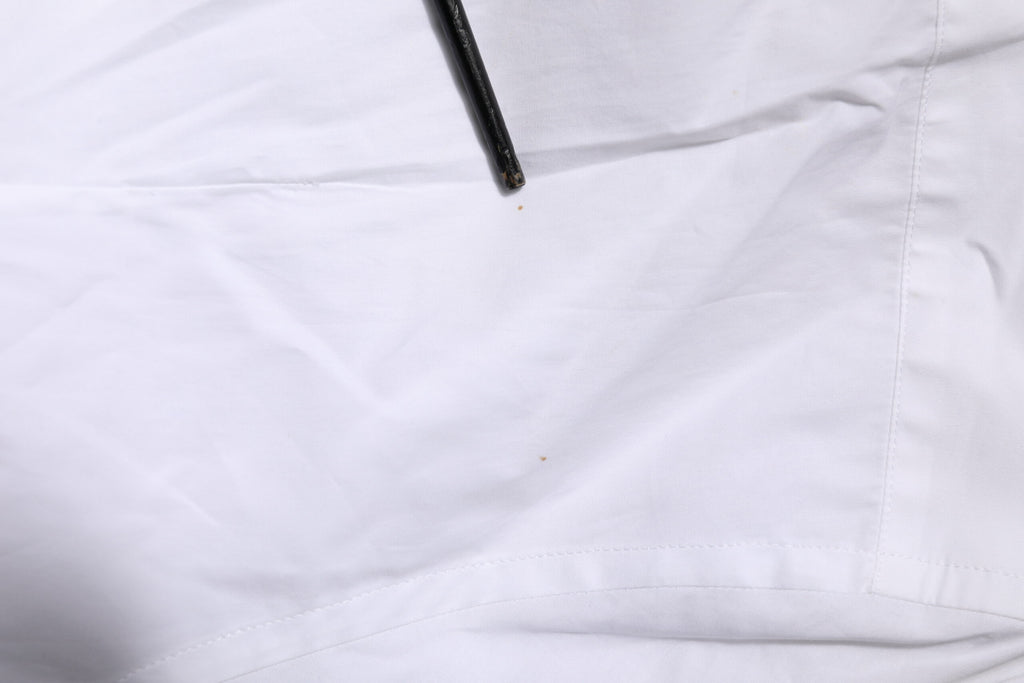 Dolce & Gabbana Weißes langärmeliges Hemd aus Baumwolle GOLD Formal