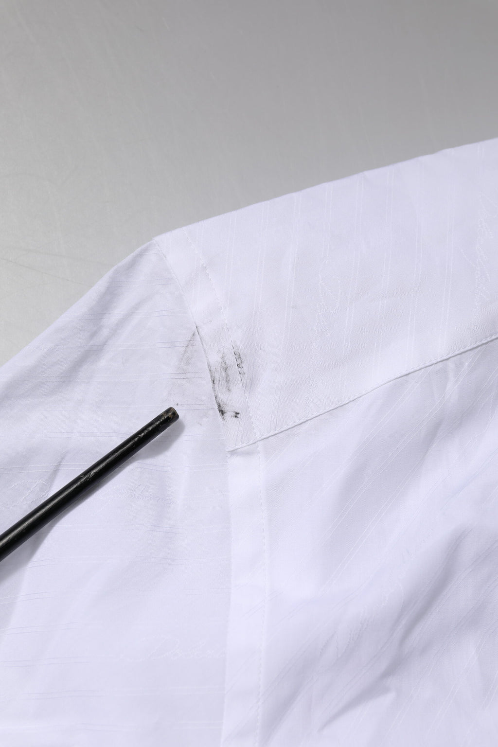 Dolce & Gabbana Weißes langärmeliges Hemd aus Baumwolle GOLD Formal