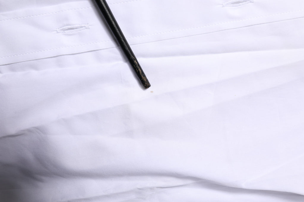 Dolce & Gabbana Weißes MARTINI Langärmeliges Kleid Formales Hemd