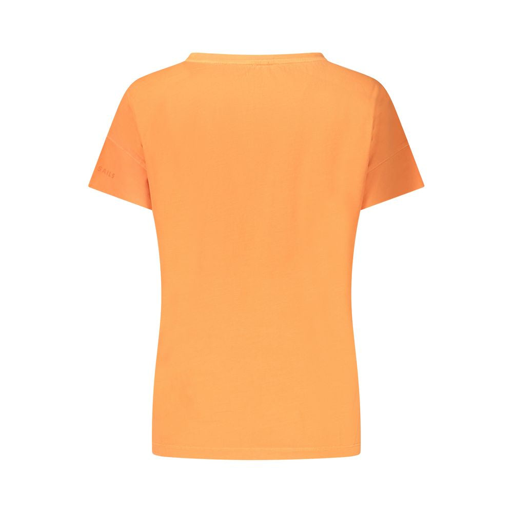 North Sails Orange Baumwolle Frauen T-Shirt