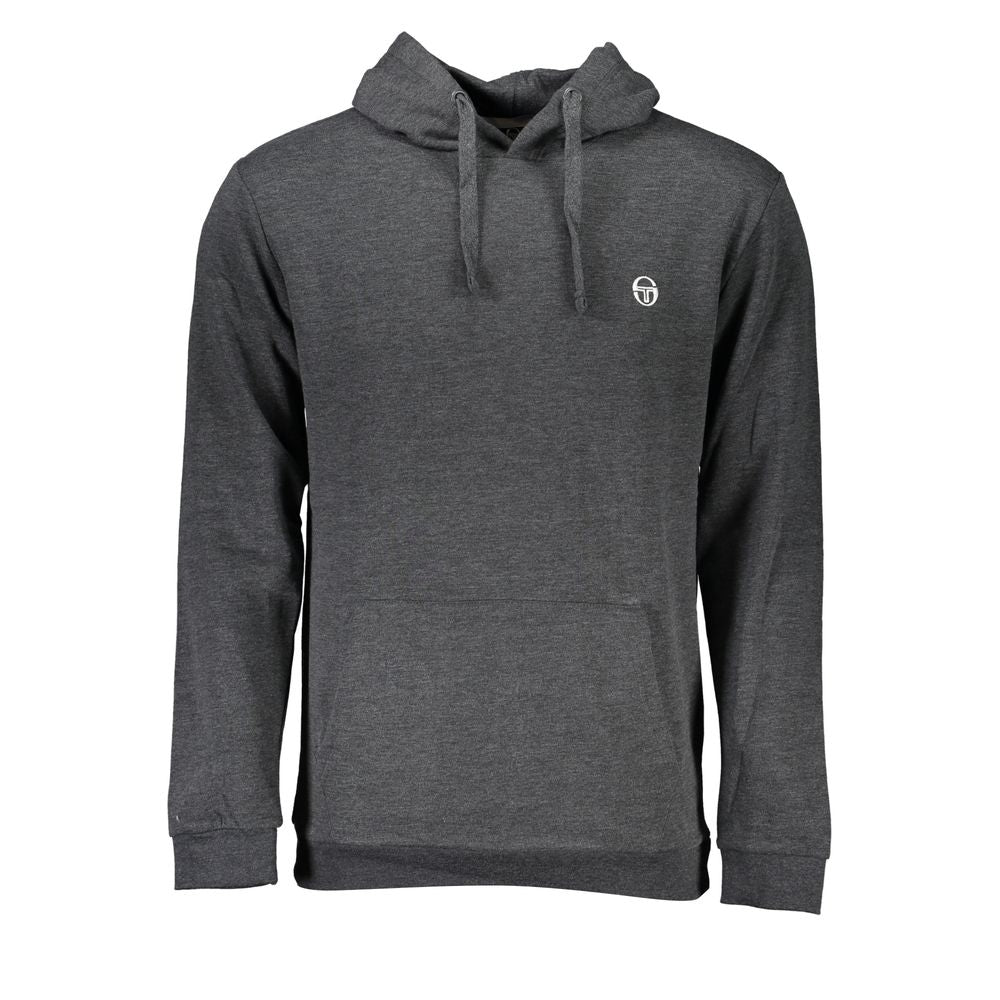 Sergio Tacchini Grauer Baumwollpullover für Männer