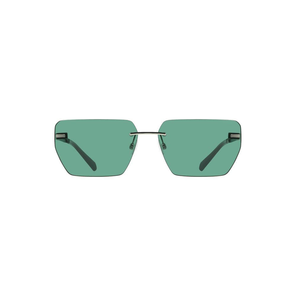 Calvin Klein Grüne Metall-Sonnenbrille für Männer