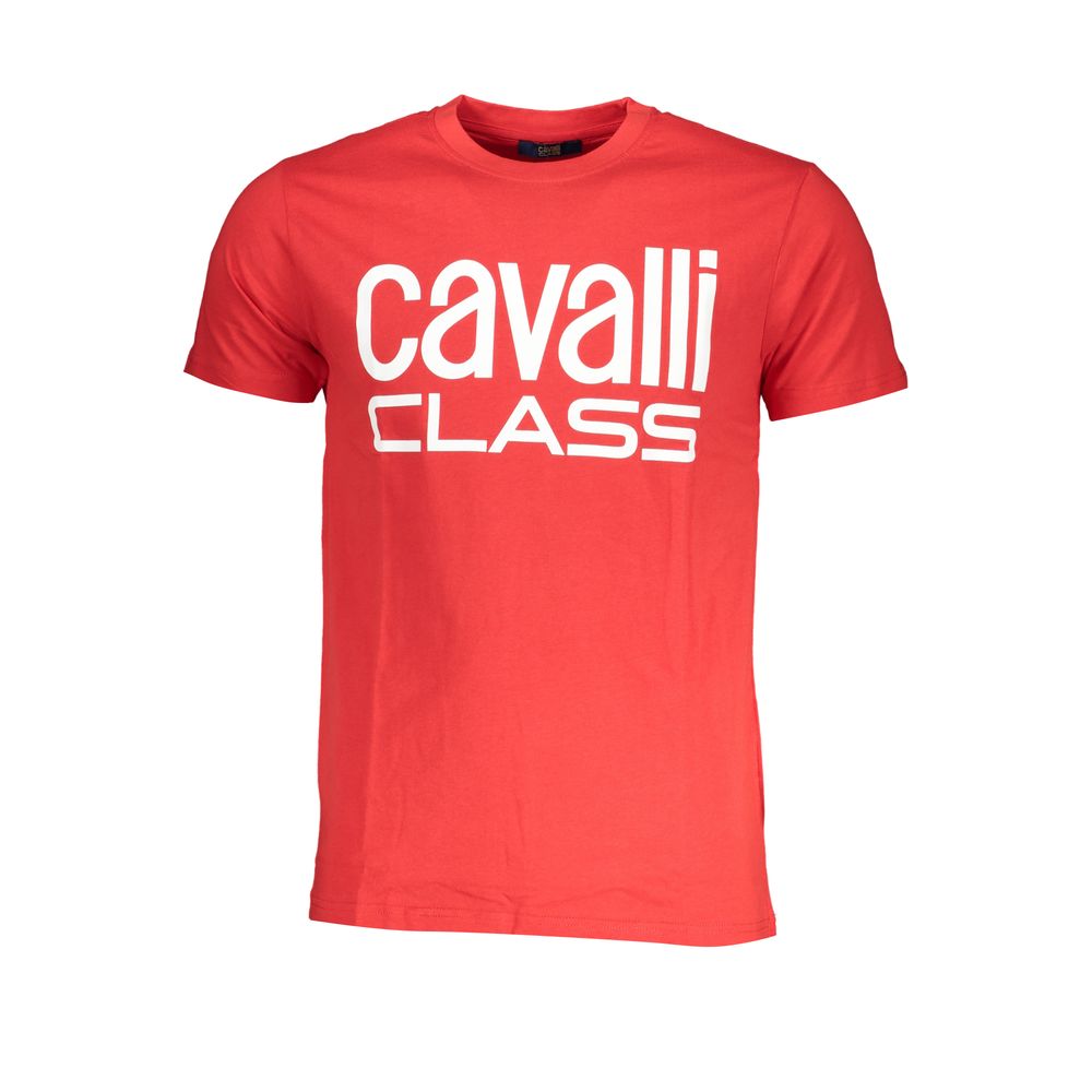 Cavalli Class T-Shirt aus roter Baumwolle
