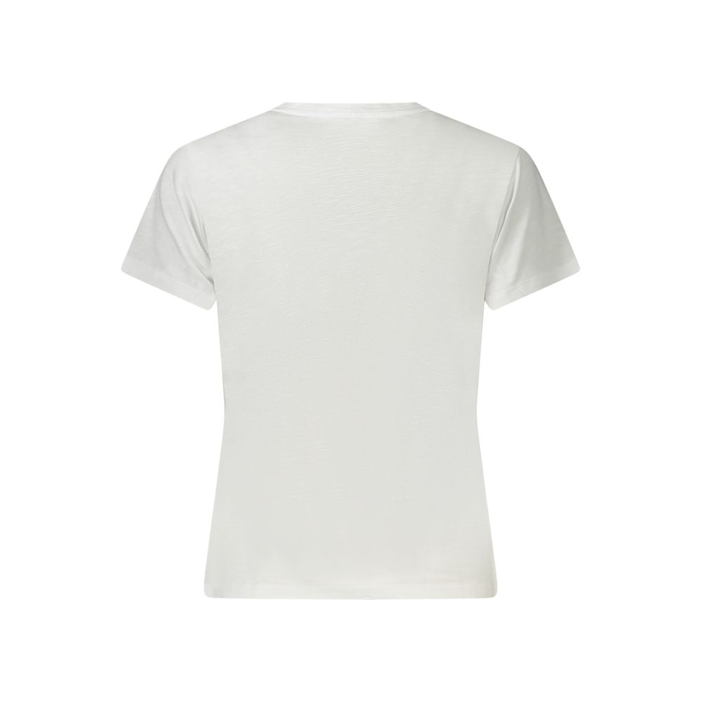 Guess Jeans Weißes T-Shirt aus Baumwolle für Frauen