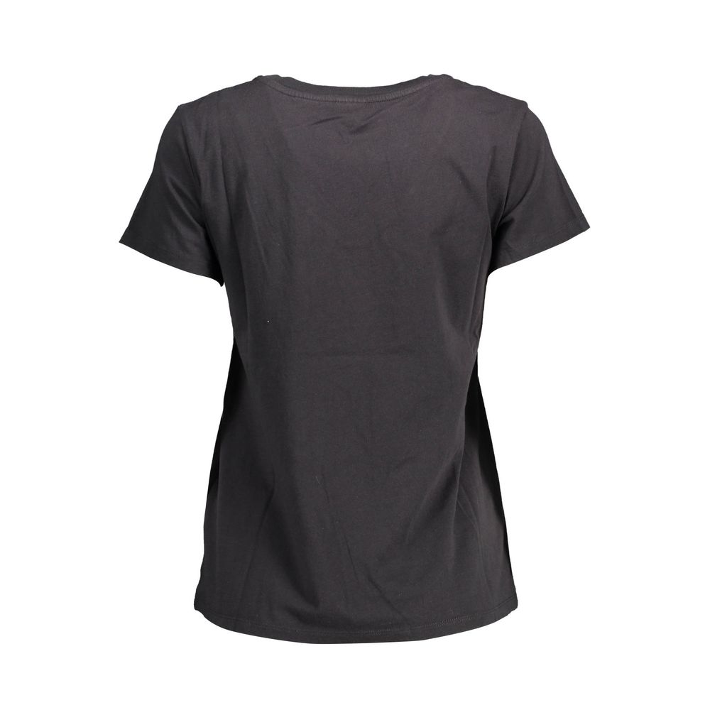 Levi's Schwarzes Baumwoll-T-Shirt für Frauen