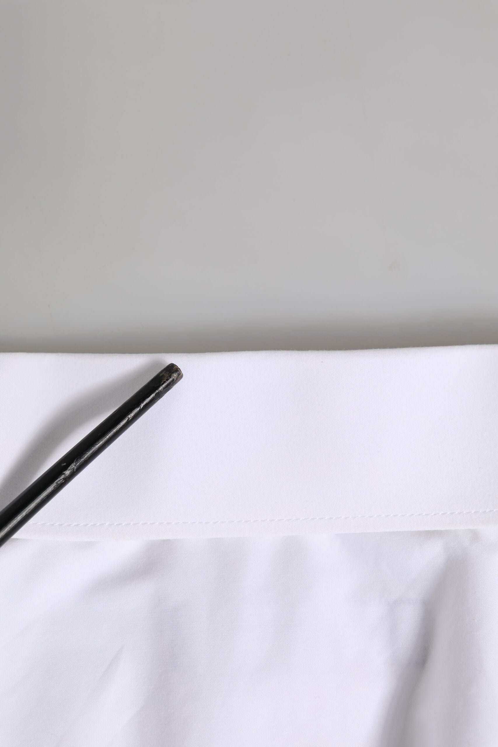 Dolce & Gabbana Weißes GOLD Langärmeliges Kleid Herren Formales Hemd