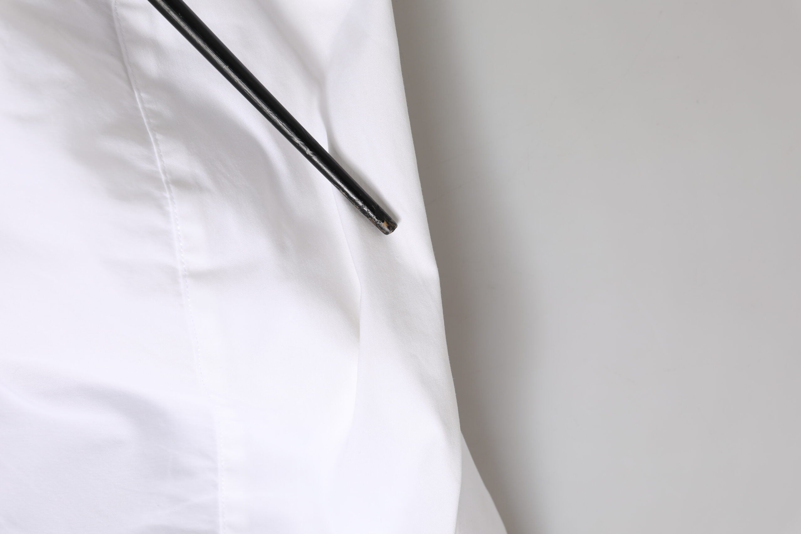 Dolce & Gabbana Weißes GOLD Langärmeliges Kleid Formales Hemd