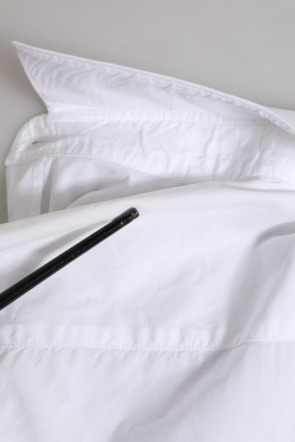 Dolce & Gabbana Weißes GOLD-Baumwollhemd für Männer, formelles Hemd