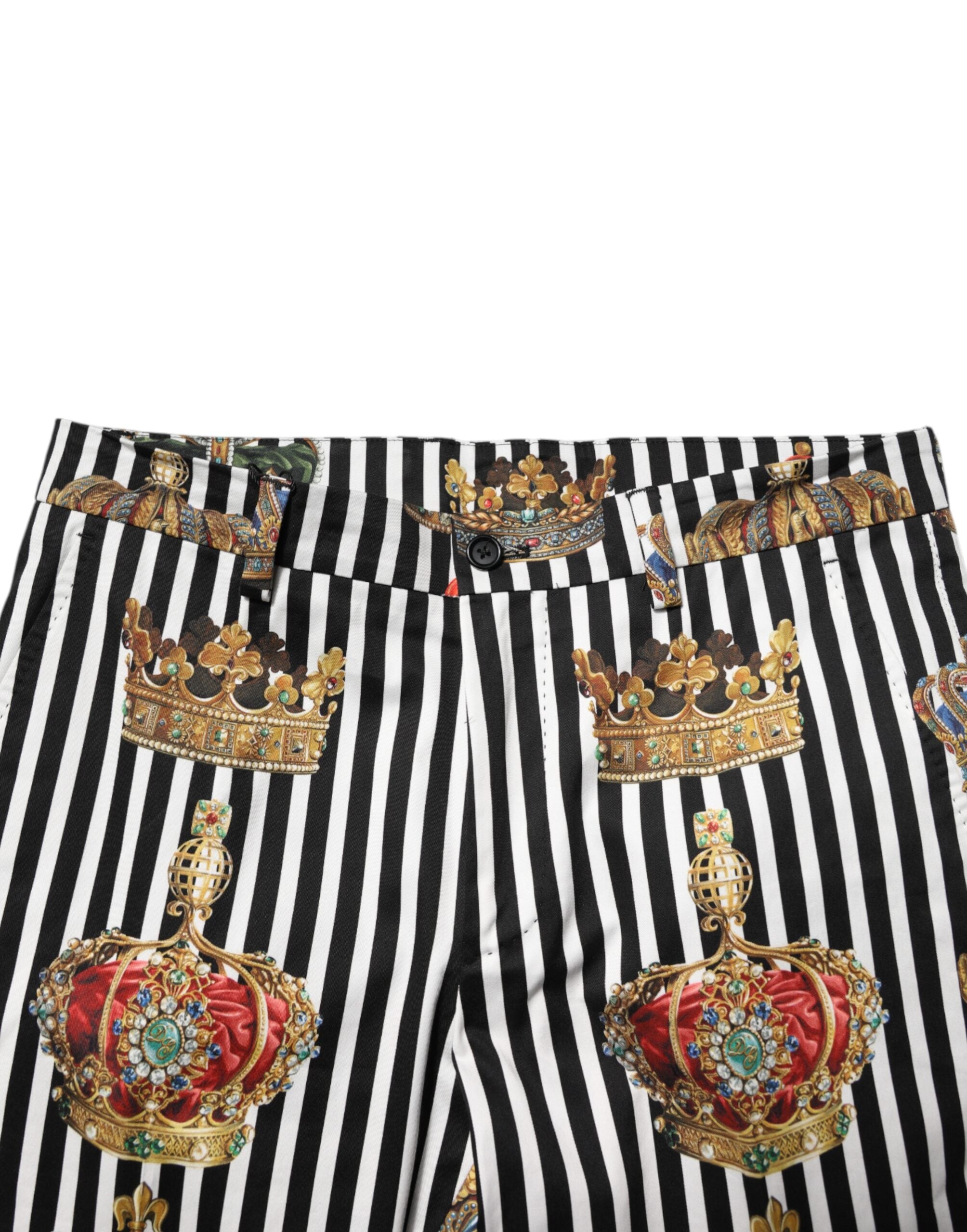 Dolce & Gabbana Mehrfarbig gestreifte Crown-Hose