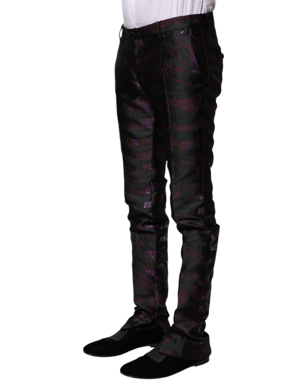 Dolce & Gabbana Gemusterte Hose aus Polyester in verschiedenen Farben