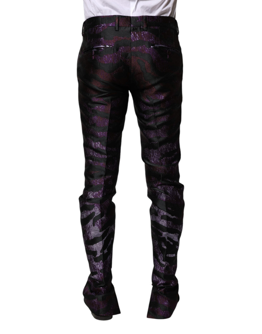 Dolce & Gabbana Gemusterte Hose aus Polyester in verschiedenen Farben