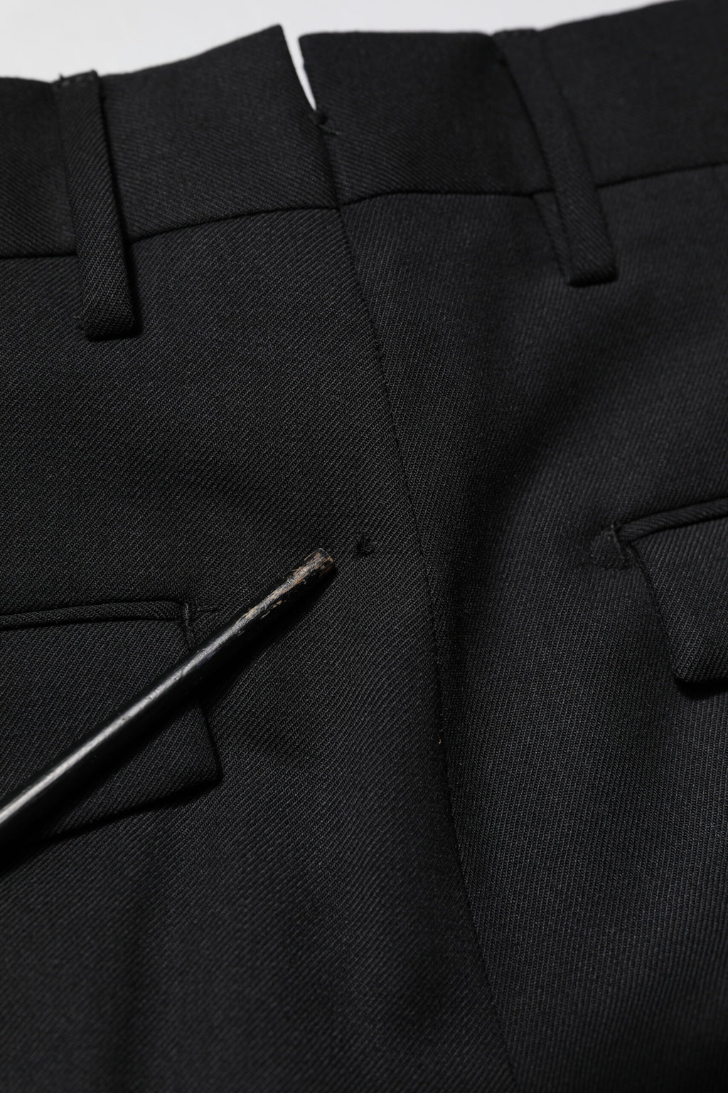 PT Torino Schwarze Solid Formal Tapered Herren Anzughose