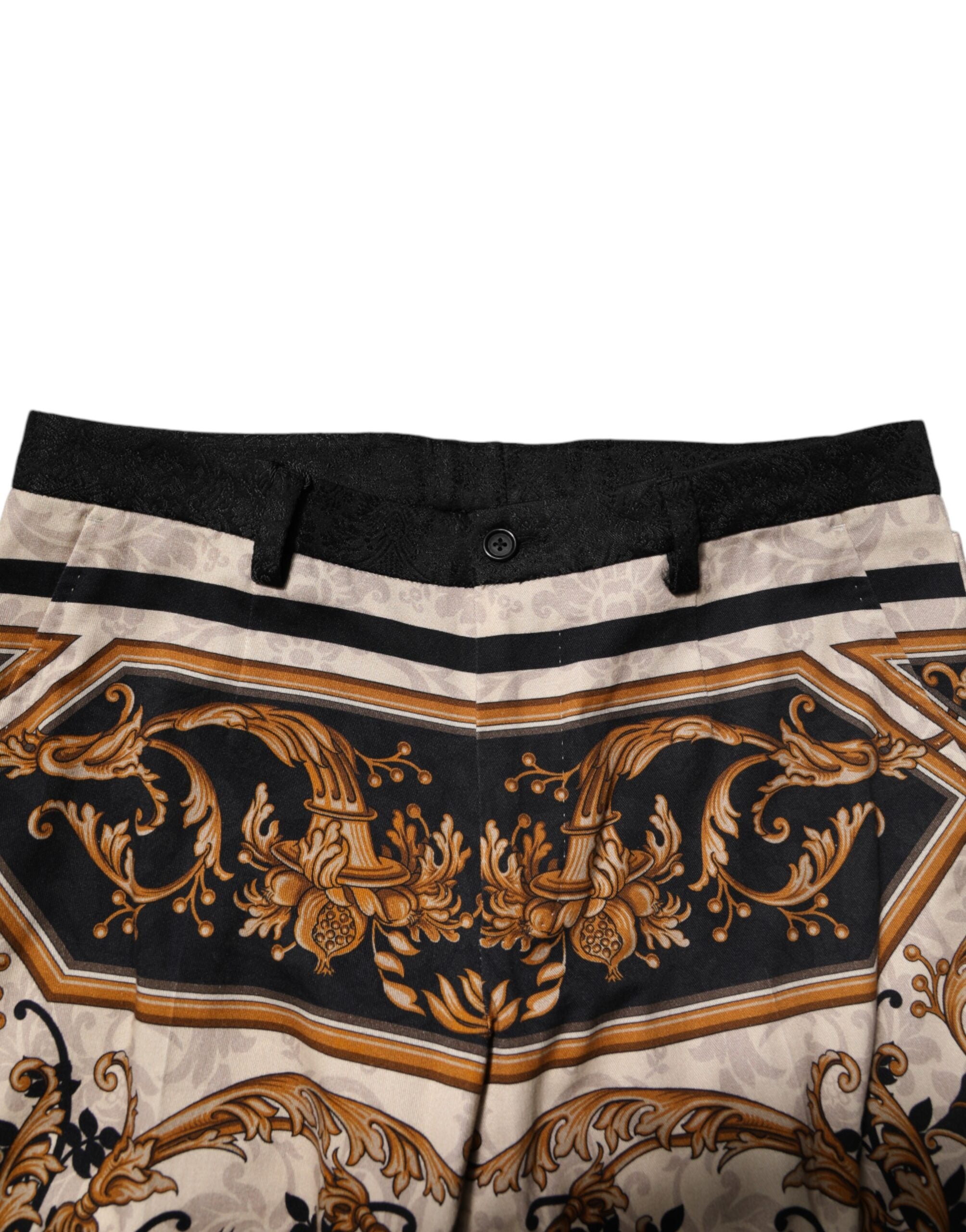 Dolce & Gabbana Multicolor Floral Print Kleid Hose