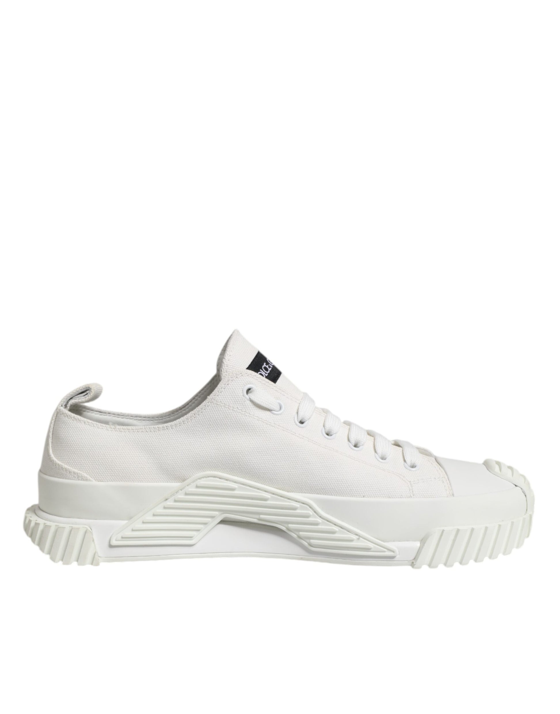 Dolce & Gabbana Weiß Baumwolle NS1 Low Top Turnschuhe Schuhe